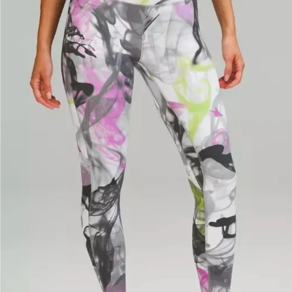 Lululemon align 25” size 2 Women's Multicolor Abstract Print Leggings - Picture 4 of 9